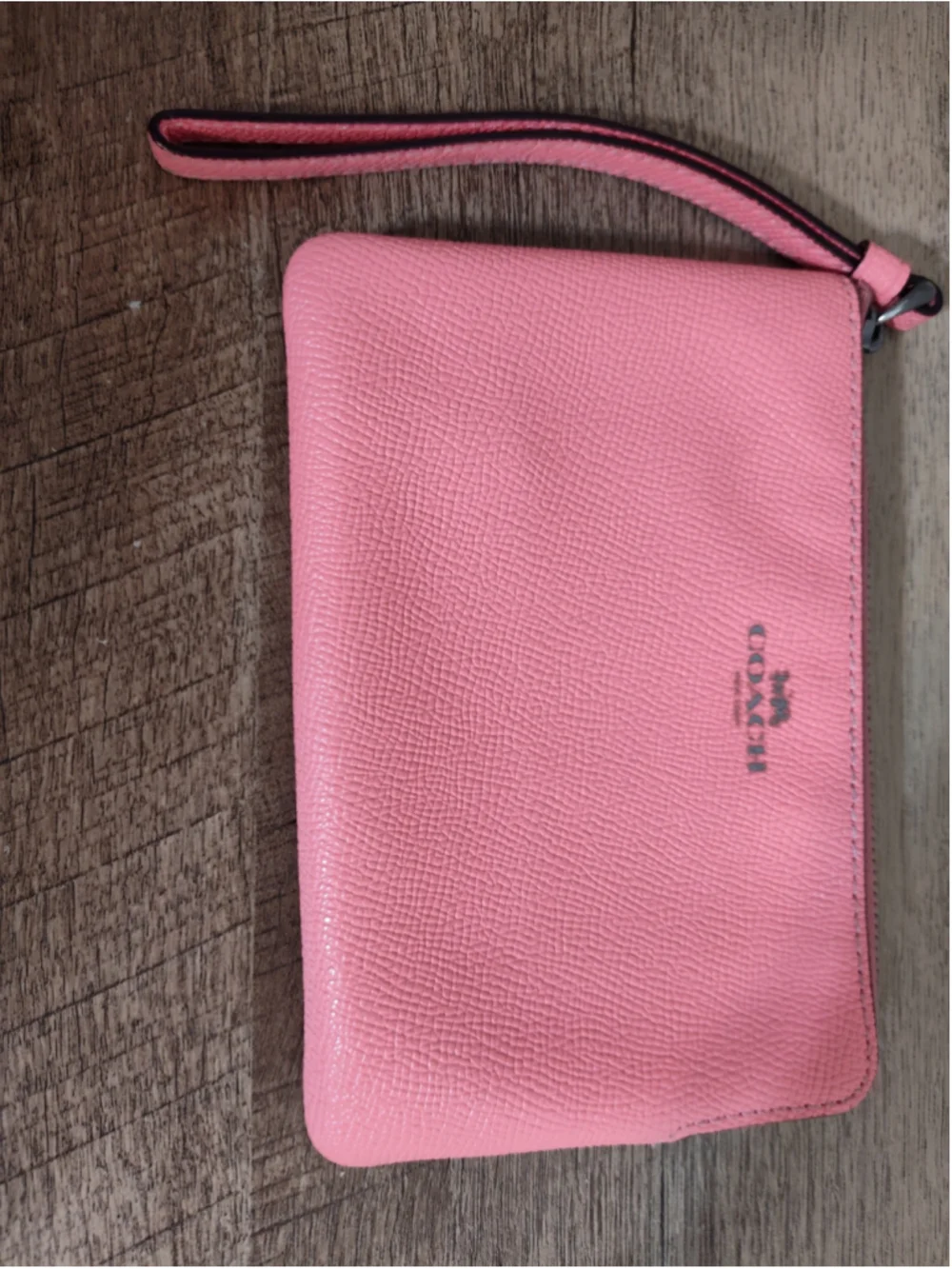Women's Coach Wristlet Clutch One Size Pink